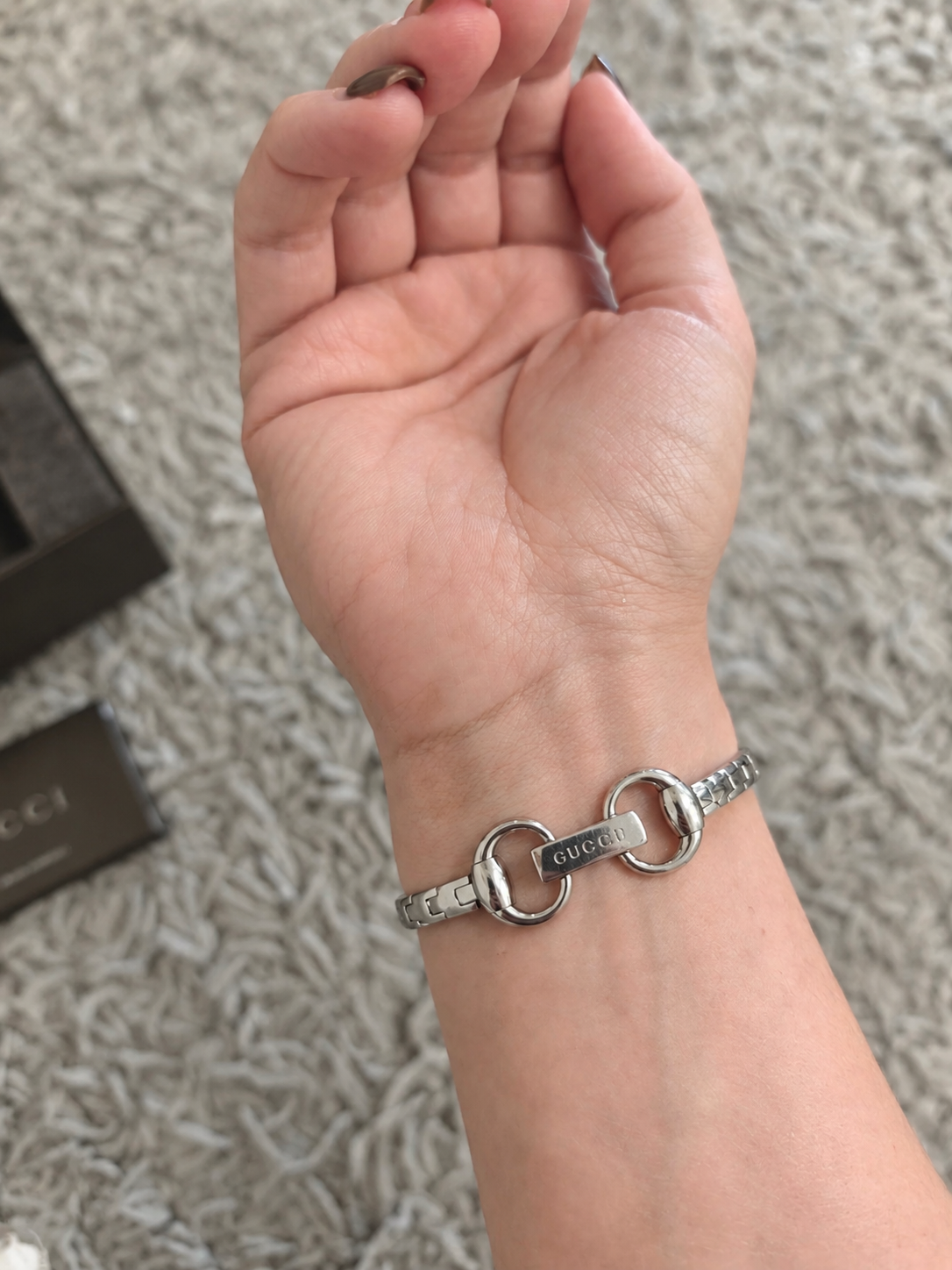 Pre loved Gucci G-Line Diamond Bangle Watch – Stainless Steel