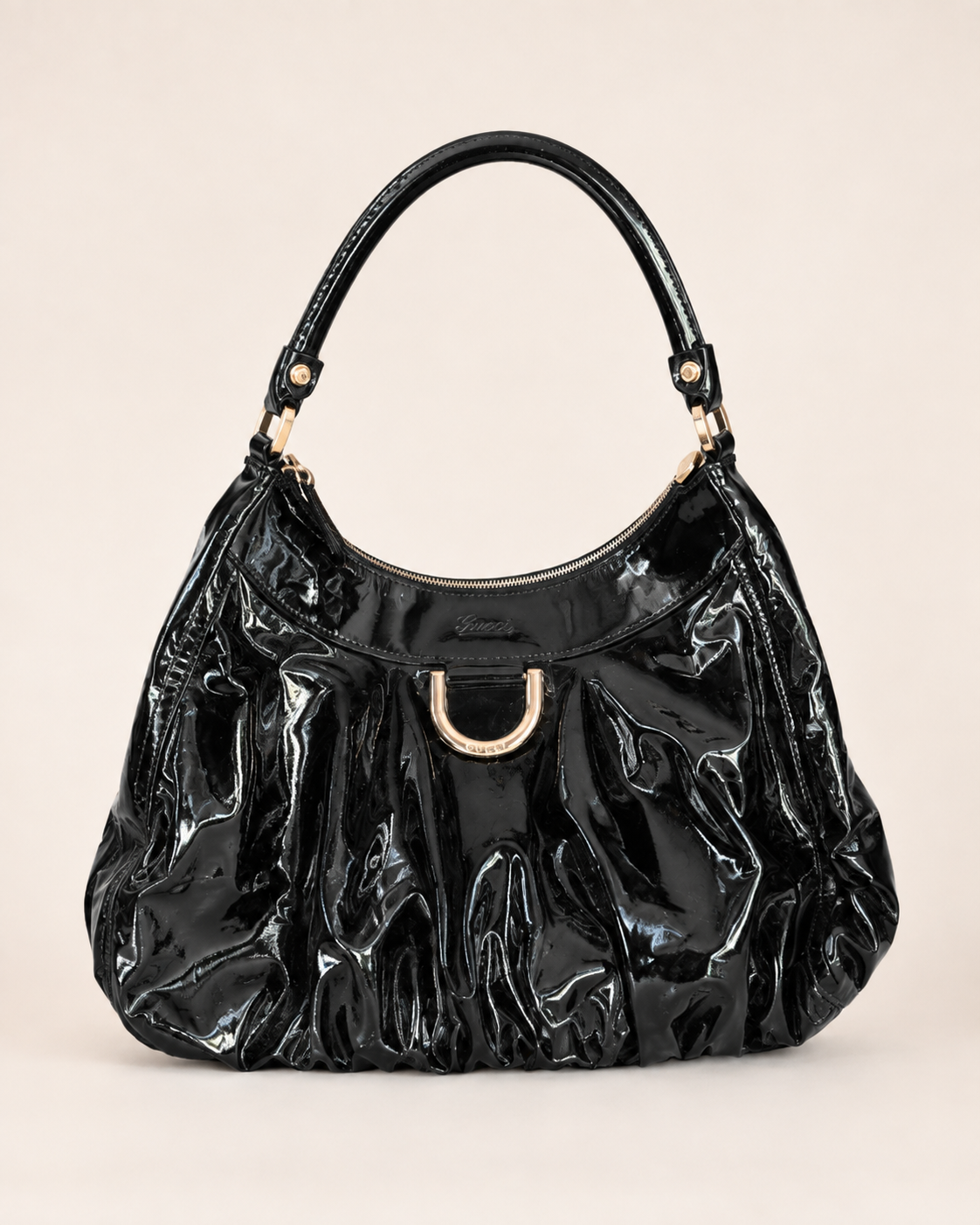 Pre-Loved Gucci Abbey D-Ring Large Hobo Black bag RRP €1,290