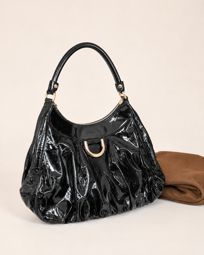 Pre-Loved Gucci Abbey D-Ring Large Hobo Black bag RRP €1,290