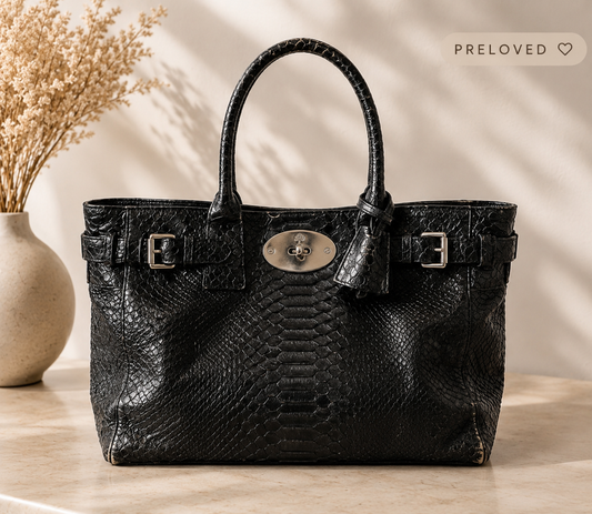Pre Loved Snake Skin Vintage Mulberry Baysweather