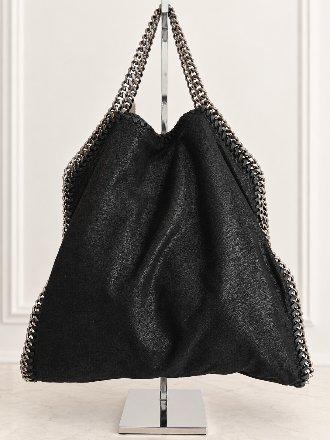Pre Loved Stella McCartney Falabella Fold-Over Tote – Black RRP €1,095