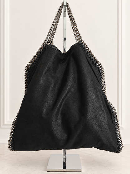 Pre Loved Stella McCartney Falabella Fold-Over Tote – Black RRP €1,095