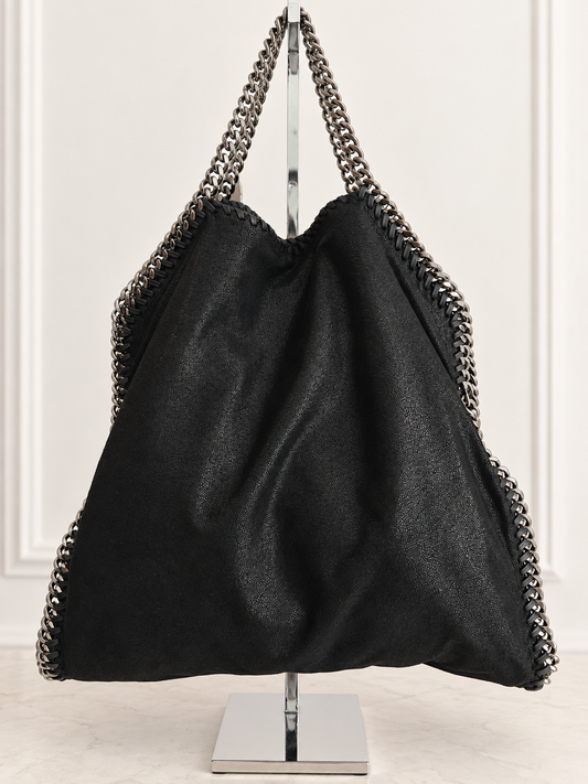 Pre Loved Stella McCartney Falabella Fold-Over Tote – Black RRP €1,095