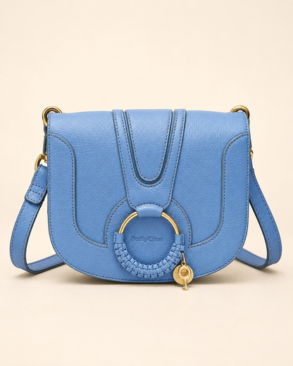 Pre-Loved See By Chloé Hana Leather Crossbody Bag – Blue Pre Loved €395