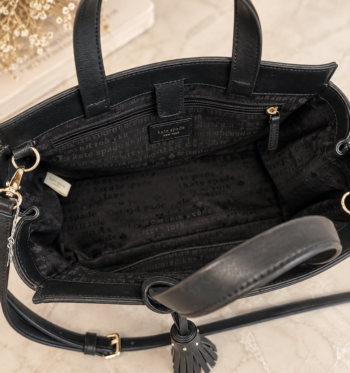 Pre Loved Kate Spade New York West End  Studded Tote
