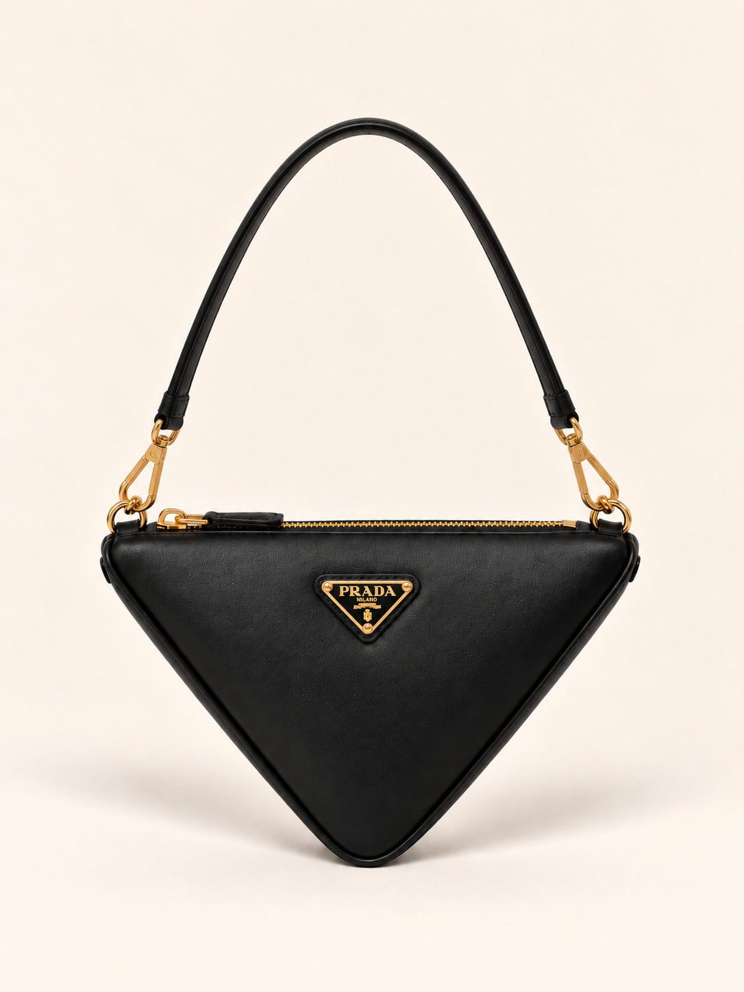 NEW* Prada Triangolo Symbole Mini Triangle Shoulder Bag – Black