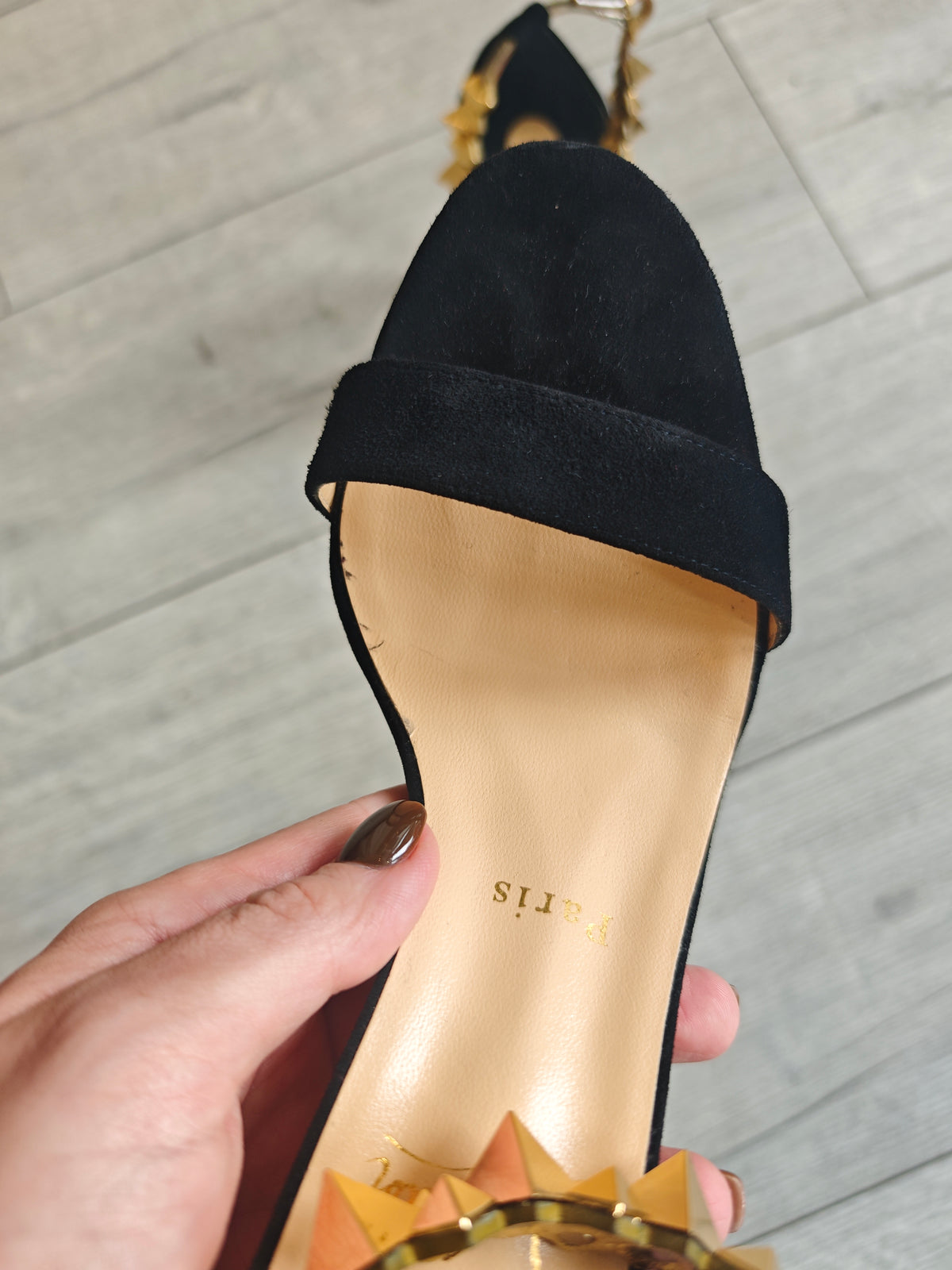 Never Worn* Christian Louboutin Planetava 100 Suede Sandals – Size 39