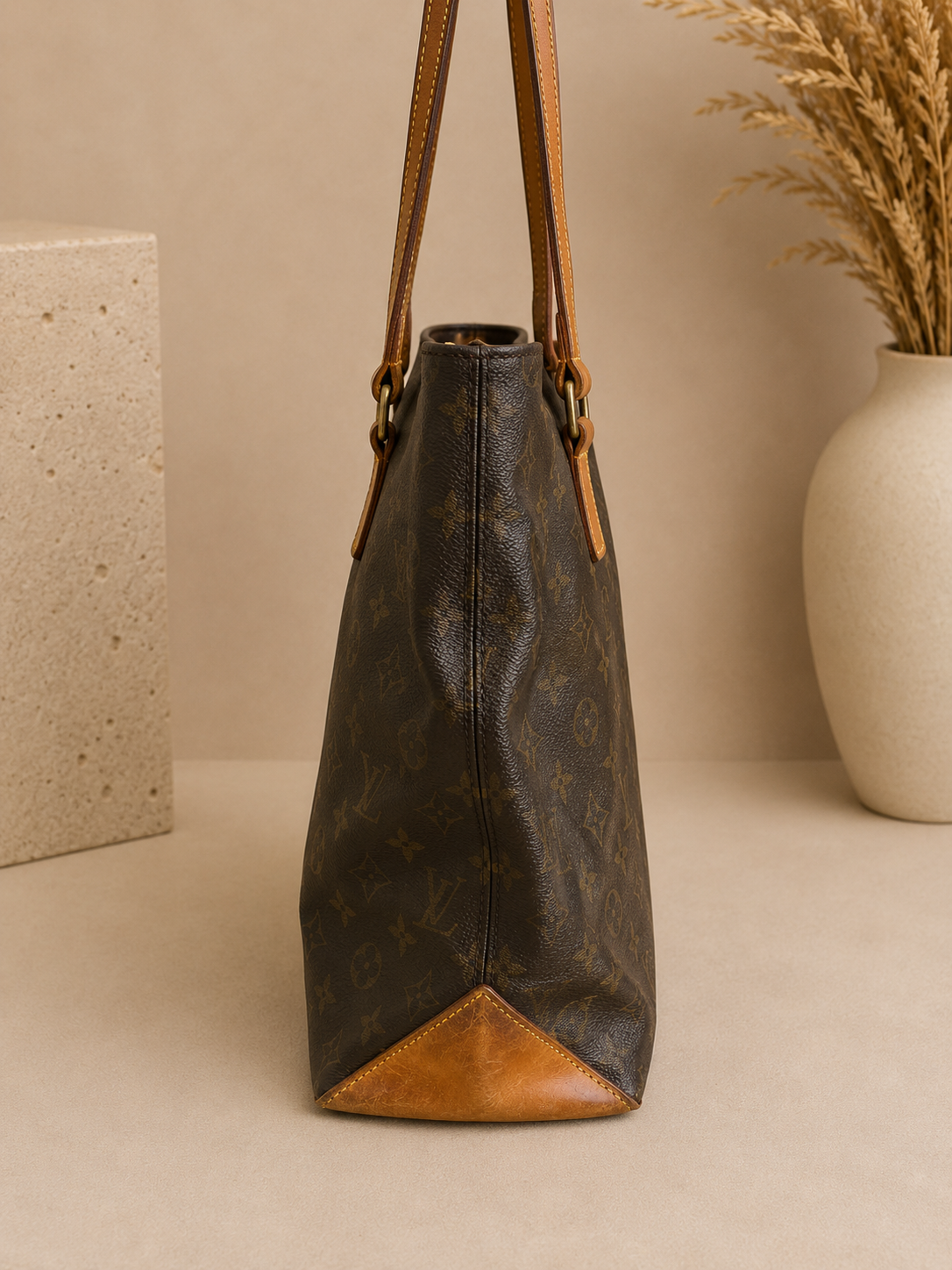 Pre loved Louis Vuitton Vintage Cabas Mezzo Monogram Tote