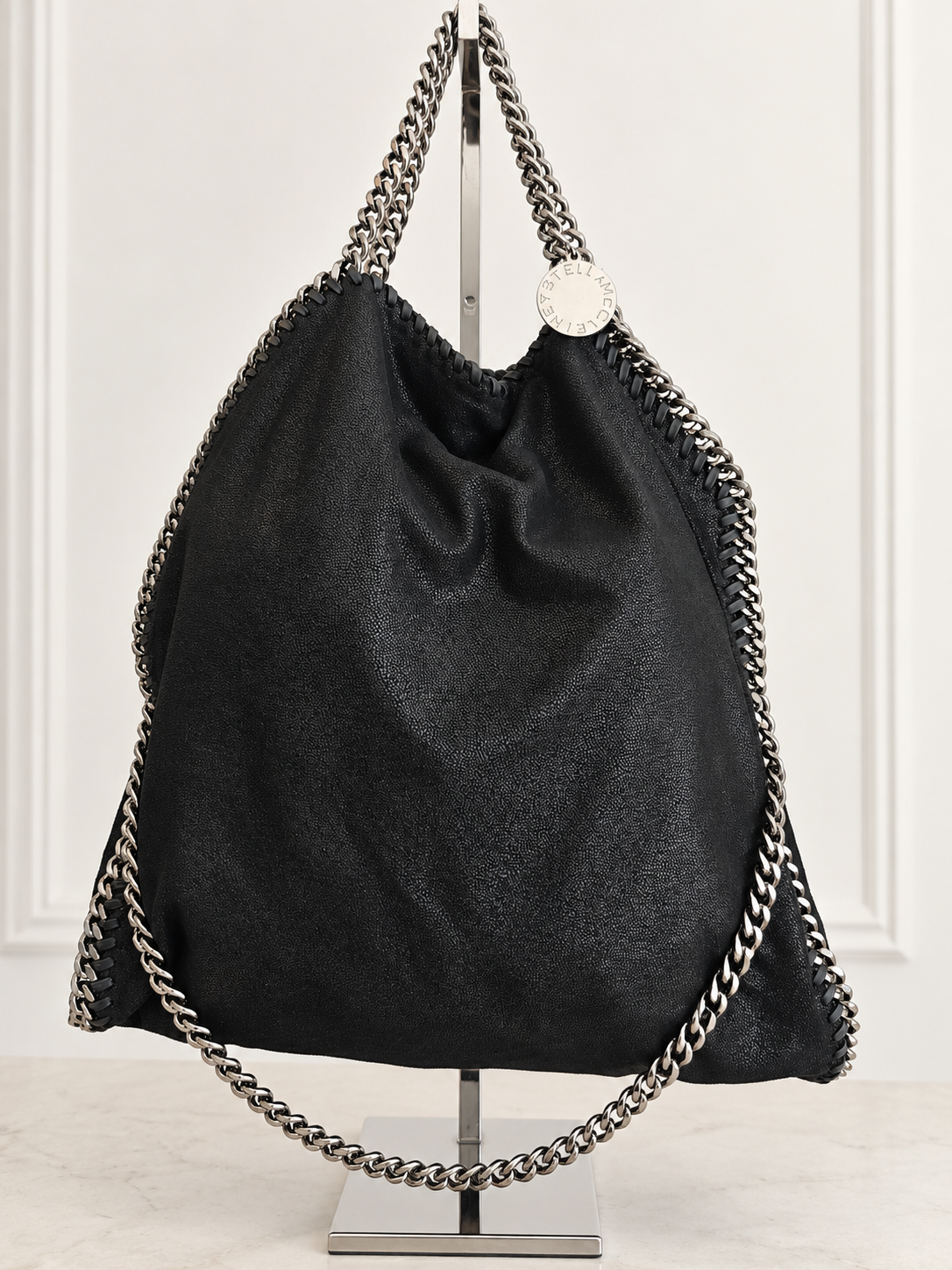 Pre Loved Stella McCartney Falabella Fold-Over Tote – Black RRP €1,095