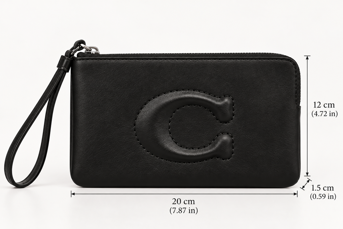 Pre Loved Black Coach Wristlet RRP €150