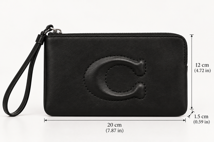 Pre Loved Black Coach Wristlet RRP €150