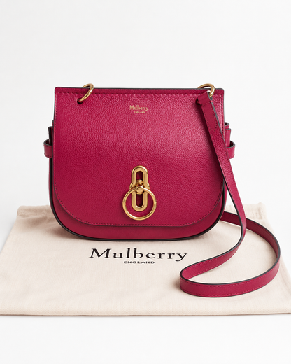 Pre-Loved* Mulberry Amberley Wild Berry Crossbody RRP €995