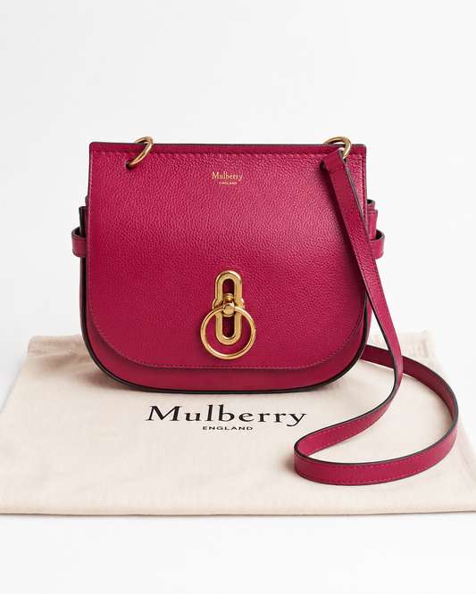 Pre-Loved* Mulberry Amberley Wild Berry Crossbody RRP €995