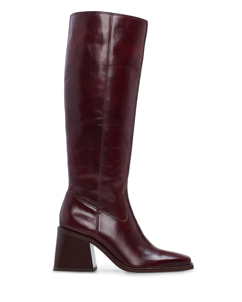 New* Vince Camuto Sangeti Knee-High Boots – Dark Mahogany RRP €250