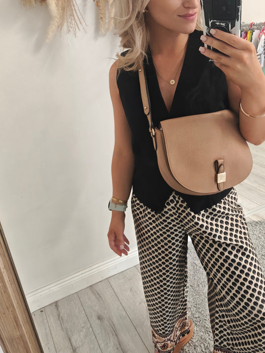 Pre-Loved Tessie Mulberry Satchel Crossbody
