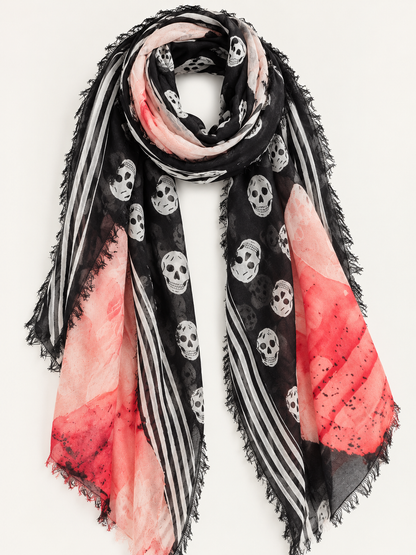 Pre Loved - Alexander McQueen Skull Print Scarf
